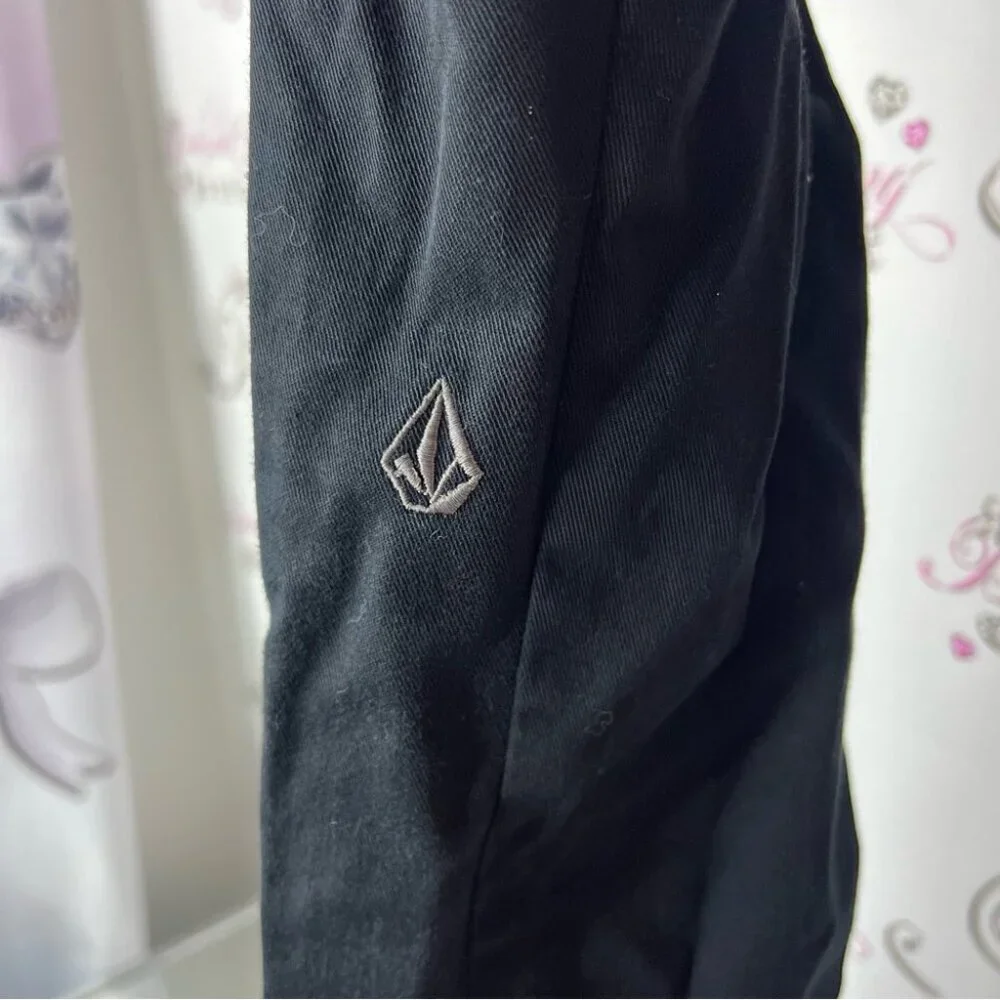 Volcom pants joggers kids Dark Jogger Pants pockets stretch waist